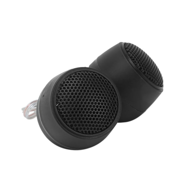 QIILU Car Audio System,2pcs Dome Tweeter Speaker High Efficiency Clear Sound Audio Loudspeaker Universal For Car