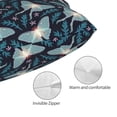 thumbnail image 3 of Pofeuu Glowing Butterfly Print Polyester Microfiber Plush Pillowcases, Super Soft and Cozy Pillow Case Covers with Envelop Closure（Pillow core not included）-20"x30", 3 of 6