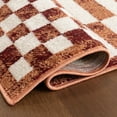 thumbnail image 5 of nuLOOM Nikita Faded Geometric Machine Washable Area Rug, 6' 7" x 9', Brick, 5 of 9