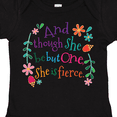thumbnail image 4 of Inktastic 1st Birthday 1 Year Old Girl She is Fierce Girls Baby Bodysuit, 4 of 5