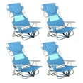 thumbnail image 1 of Ostrich Ladies Comfort On Your Back Outdoor Backpack Beach Chair, Blue, (4 Pack), 1 of 8