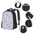 thumbnail image 2 of Fuzoiu Purple Butterfly Print Large Capacity Backpack,Travel Backpack,Laptop Bag,College School Rucksack Bag,for School, Travel & Outdoor Activities, 2 of 6
