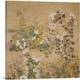 thumbnail image 1 of ARTCANVAS Flowering Plants In Autumn 18th Century Canvas Art Print by Ogata Korin - Size: 36" x 36" (0.75" Deep), 1 of 9