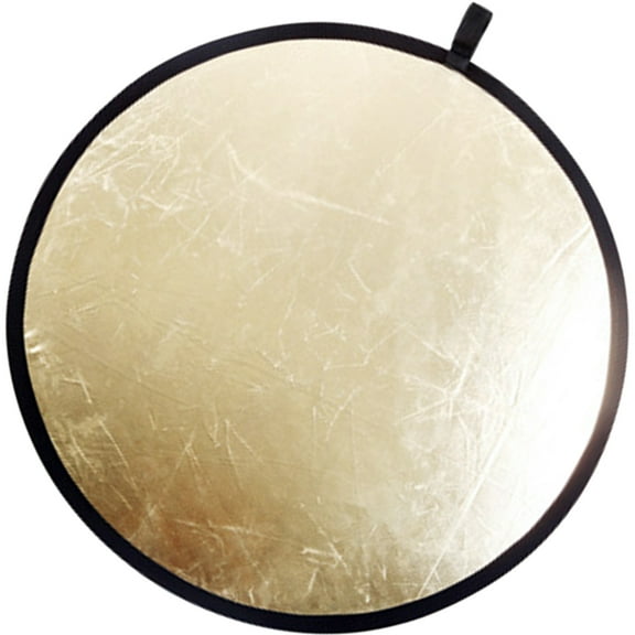 LEORX Golden Nylon Foldable Two in One Photography Reflector Portable Light Reflector