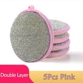 thumbnail image 3 of 5/10pcs, Scrub Sponges, Washing Sponge, Washing Sponge Brush, Durable Double-Sided Dishwashing Sponge, Reusable Sponge Pad, Washing Scrubber Brush, Kitchen Tools, 3 of 5