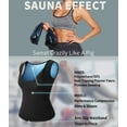 thumbnail image 3 of Vaslanda Women's Premium Workout Tank Top Slimming Polymer Sauna Vest, 3 of 7