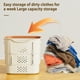 thumbnail image 5 of Organizadores de armario y almacenamiento, cesto plegable para ropa sucia, cesta de almacenamiento de baño de gran capacidad para el hogar, cesta de almacenamiento multicapa con asa., 5 of 7
