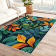 thumbnail image 1 of Leaf Rug Nursery - Leaf Rug & Home Decor, 3x4 Area Rug, Green and Yellow Leaves Rugs for Entryway, Washable Non Slip Soft Low Pile Small Indoor Door Mat, Botanical Carpet & Room Decorations, 1 of 7