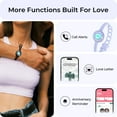 thumbnail image 3 of Totwoo Vibration & Light up for Love Couples Bracelets, 2- Piece, 3 of 7