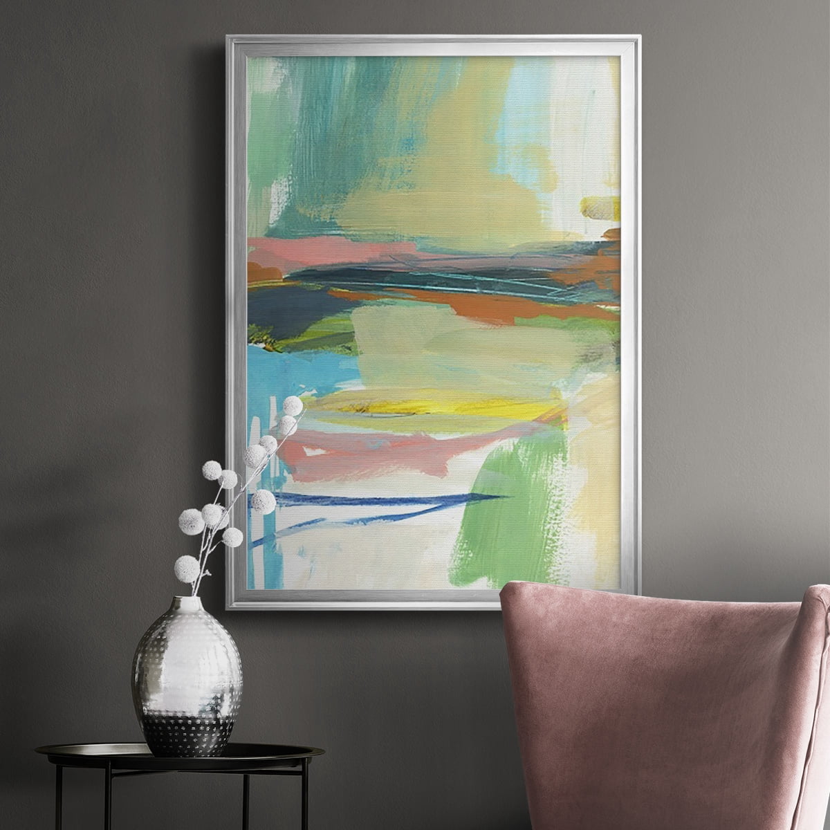 Radiant Horizon III Premium Framed Print, in Gold, Black, or Silver - Ready to Hang