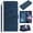 Darkblue, variant on For Moto G 5G (2024) Flip Phone Case,Cat Butterflies Embossing PU Leather Flip Cover,Anti-Scratch Shockproof Anti-fall,Flip Folding Kickstand,With Card Slots,Wrist Strap,Phone Case,Red