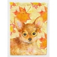 thumbnail image 1 of Carolines Treasures BB9983CHF Toy Terrier Fall Flag - Canvas House Size, 1 of 4