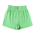 thumbnail image 4 of LIJCC Girls Ruffled Casual Shorts Summer Solid Color Wide Leg Shorts Loose Casual Elastic Waist Versatile Shorts, 4 of 6