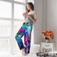 thumbnail image 5 of Fotbe Neon Free Play Pantalones de Pijama para Mujer, Pantalones de Dormir, Pantalones Pj con Cordón y Bolsillos-Large, 5 of 6
