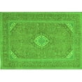 thumbnail image 1 of Ahgly Company Indoor Rectangle Medallion Green Traditional Area Rugs, 6' x 9', 1 of 1