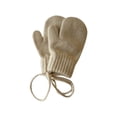 thumbnail image 1 of Daznico Knitted Mittens, Winter Warm Hanging String Baby Gloves, Soft Cozy Outdoor Cold Weather Children Daily Windproof Hand Warmers, 1 of 1
