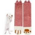 thumbnail image 2 of CHUNTIAN Sox Womens Fuzzy Socks Girls Cute Slipper Socks Funny Fluffy Winter Warm Socks Soft Cozy Plush Indoor Sleep Socks, 2 of 8