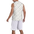 thumbnail image 2 of Naloa Dancing Dogs Basketball Jersey Reversible Men's Mesh Athletic Sports Shirts Training Practice S-4XLLarge, 2 of 6