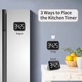 thumbnail image 4 of Magnetic Kitchen Timer for Cooking with Count Up Countdown, Digital Timer Battery Powered with Large Display, Teacher, Kids, 4 of 5
