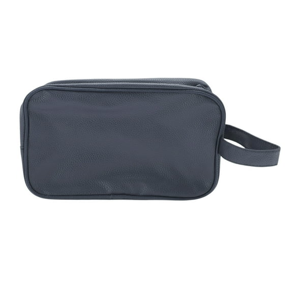 1 Pc Handheld Travel Cosmetic Bag for Business Travel Blue PU