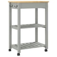 thumbnail image 5 of vidaXL Kitchen Trolley MONZA 60x40x90 cm Solid Wood Pine, 5 of 5
