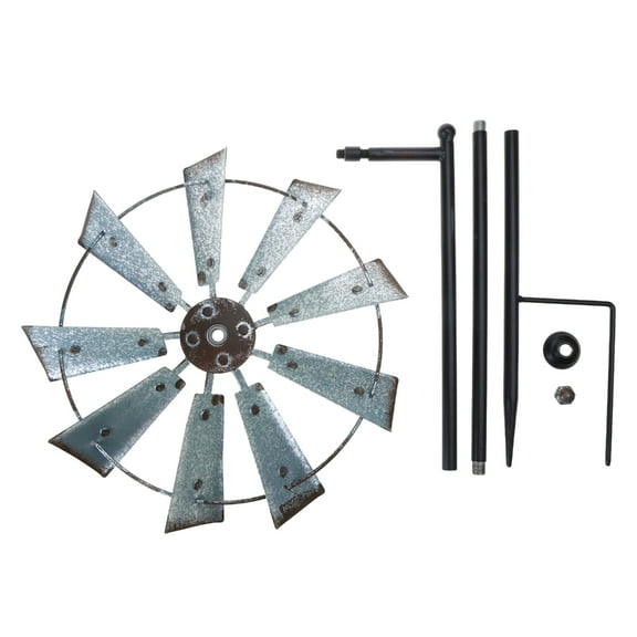 CIYISON Metal Windmill Outdoor Wind Spinners Garden Lawn Decorations Metal Yard Decors