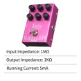 thumbnail image 3 of IRIN Mini Guitar Effect Pedal M-SHALL Speaker Simulator Cabinet Simulator Guitar Effector Pedal Speaker Simulation for Guitar Bass - British Sound (Purple), 3 of 9