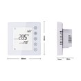 thumbnail image 3 of Mistaha Smart Thermostat with Temperature Control Panel, 5+1+1 Week Programming, Child Lock Function, TP201WHP, Water Heating 3A, PC+ABS Shell, NTC 3977 10K Sensor, WiFi Compatible, Tuya/SmartLife, 3 of 7