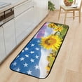 thumbnail image 2 of 4th of July Patriotic Independence Day Welcome Door Mat Memorial Day Doormat for Indoor Outdoor Decorations,Floor Mat Entry Rug Non-Slip Washable for Porch Front Door Entrance Clearance 16x48 Inch, 2 of 5