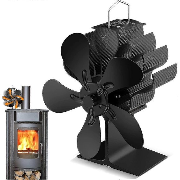 Log Burner Heat Powered Fan Fireplace Fan Wood Burning Stove Wood Stove Fan
