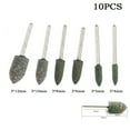 thumbnail image 3 of 10 Pcs Embout Conique en Caoutchouc 4-12mm Outils Rotatifs à Tige 3mm, 3 of 6