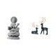 thumbnail image 1 of Estatua de Guan Yin, alce, ciervo, escultura de resina, figuras de reno, escultura artística, estatua, diseño tradicional, adecuada para salas de esta, 1 of 8