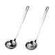 thumbnail image 1 of ColoMX 2pcs cucharas de olla caliente Cuchara y colador de sopa de acero inoxidable Cucharón de cocina Utensilios de cocina para el restaurante casero, 1 of 7