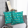 thumbnail image 6 of LALILO Throw Pillow Covers Cute Puppy Animal Dog Cartoon Pet Breed Cushion Cover 18" x 18", 2 Pack, 6 of 6