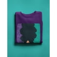 thumbnail image 3 of Pastell Woman With A Butterfly Sweatshirt Women's -Hulya Ozdemir Designs, Female x-Large, 3 of 4