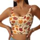 thumbnail image 1 of Balery Autumn Leaves 2 Sujetadores deportivos con espalda cruzada para mujer, acolchados, sin costuras, de alto impacto, ideales para yoga, gimnasio, entrenamiento y fitness.-XX-Large, 1 of 8