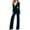 Navy, variant on Wide Leg Sweatpants Women Women Sexy Strapless Color Block Botton Off The Shoulder Long Sleeve Jumpsuit Wide Leg Pants Rompers