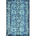 thumbnail image 2 of Rugs.com Fleur Collection Rug – 10' x 16' Blue Medium-Pile Rug Perfect For Living Rooms, Large Dining Rooms, Open Floorplans, 2 of 9