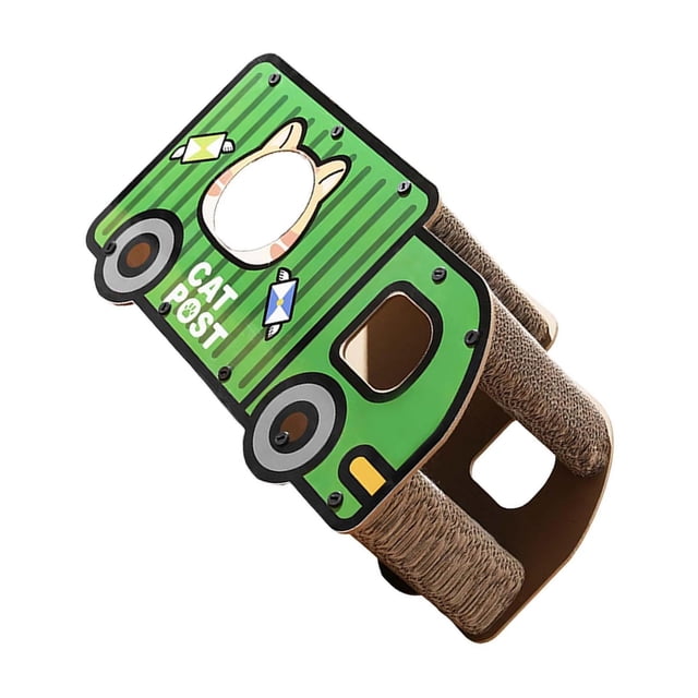 Guardoinrt Corrugated Paper Cardboard Cat Scratcher Box Scratch Pad Offers Long Term Practicality While Protecting Furniture truck