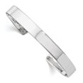 thumbnail image 1 of Sterling Silver Rhod. Plated Rhodium Plated Polished Cuff Bangle (Weight: 11.7 Grams, Length: Inches), 1 of 2