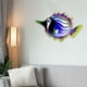 thumbnail image 4 of Decoración de pared colgante, escultura decorativa tropical para dormitorio. Violeta, 4 of 8