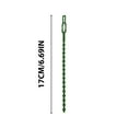 thumbnail image 2 of Qaailabf 30pcs Adjustable Garden Plant Zip Ties - 17cm Length | Soft Flexible Polypropylene Material | Multipurpose Cable Organizer | Flower & Vegetable Support, 2 of 10