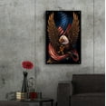 thumbnail image 6 of Epic Art 'Eagle and Flag' by Flyland Designs, Acrylic Glass Wall Art, 24"x36", 6 of 8