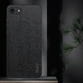 thumbnail image 4 of Nalacover Case for iPhone 7 / iPhone 8 / iPhone SE 2020 / SE 2022, Bark Pattern PU Leather Soft TPU Hybrid Shockproof Anti-Scratches Cover with Lens Protection Non-Slip Slim Lightweight Case,Gray, 4 of 5