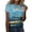 Light Blue, variant on Aayomet Casual Tops For Women Women's Plus Size T Shirts Oversized Tees Summer Half Sleeve Crew Neck Tunic Tops,Light Blue XL