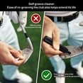 thumbnail image 3 of Sportteer Golf Ditch Cleaner Compact Golf Cleaning Tool Portable Golf Ditch Cleaner Stainless Wear-resistant Re-Grooving Tool for Wedges, 3 of 7