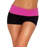 Acasic Summer Women?s Sexy Mini Knockout Yoga Exercise Gym Workout Fitted Shorts