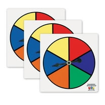 Learning Advantage Six-Color Spinners - 5 Per Set - 3 Sets