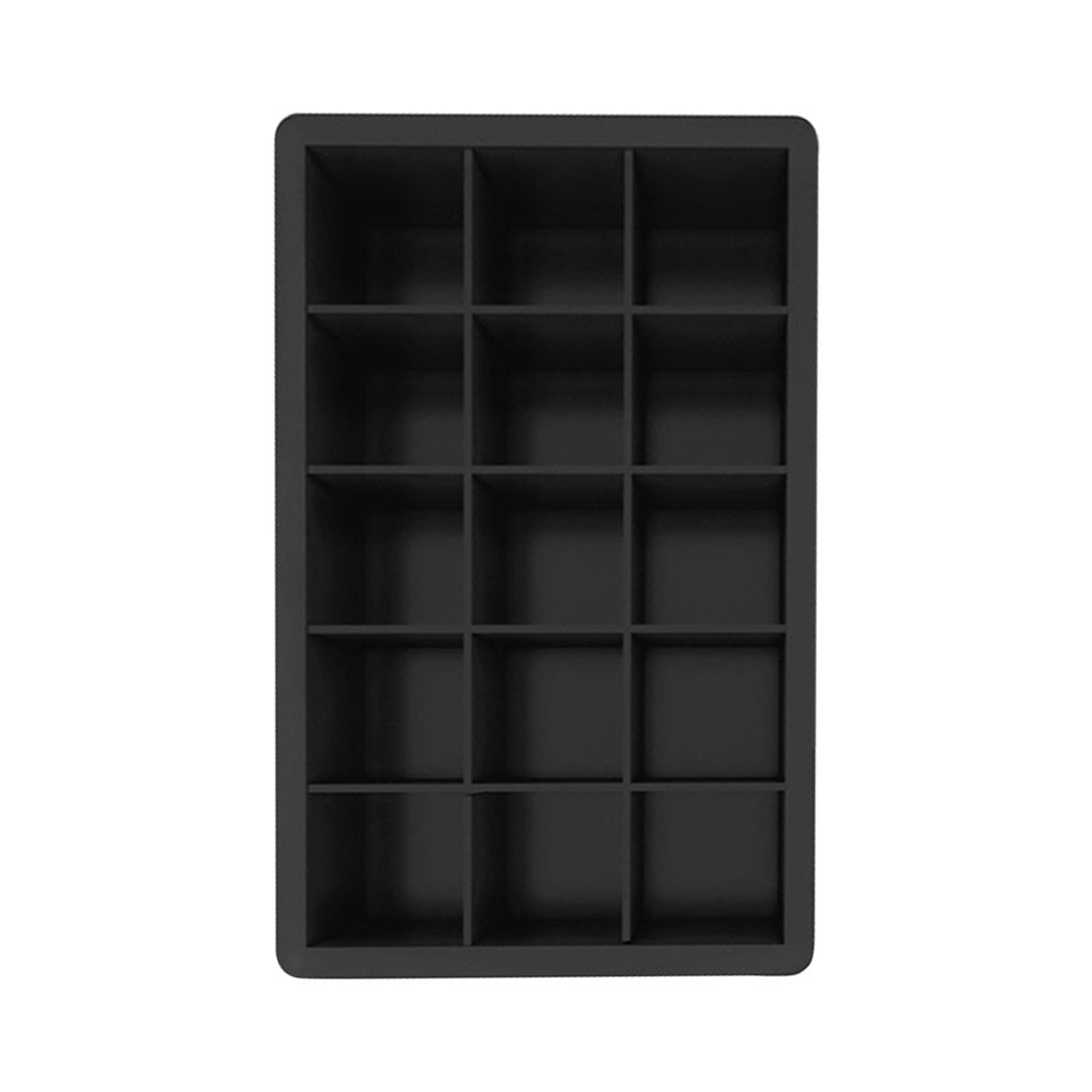 Worallymy 15grid Ice Cube Mold Home Bar Pub Wine Ice Blocks Maker