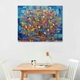thumbnail image 2 of Nawypu LEIZHAN JonOne Freedom of Speech, Freedom of Graffiti Large Canvas Printing Famous Painting Office Home Wall Art Classroom Library Coffee Shop Wall Decoration Painting Artwork Canvas, 2 of 4